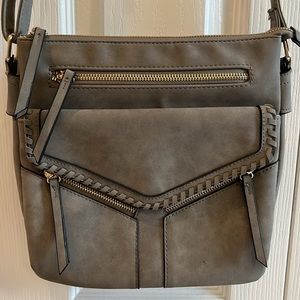 Grey Crossbody Purse